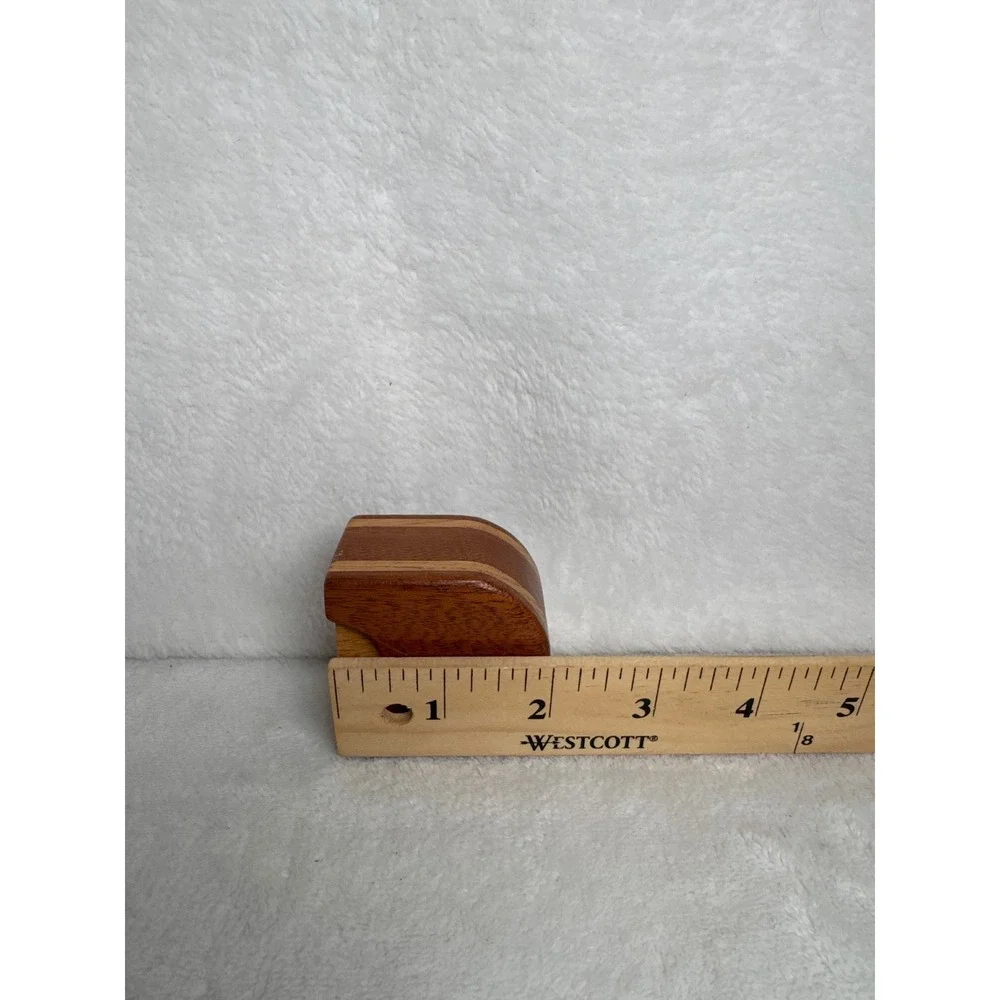 Vintage Secret Puzzle Trinket Box Unisex OS Brown Excellent